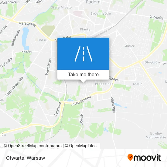 Карта Otwarta