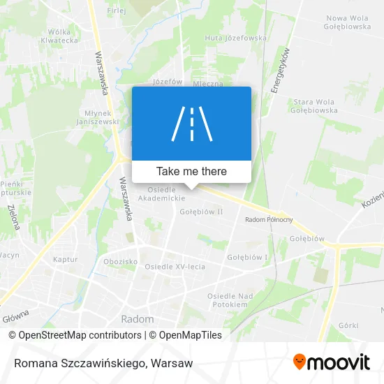 Карта Romana Szczawińskiego