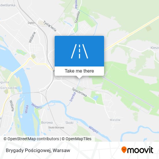 Brygady Pościgowej map