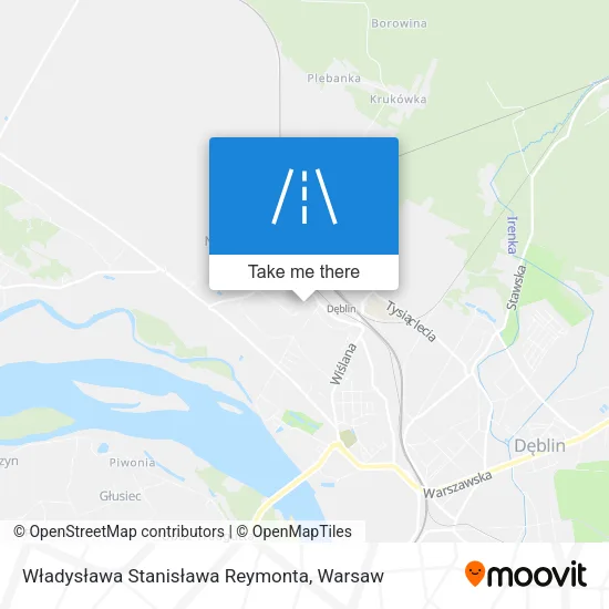 Карта Władysława Stanisława Reymonta