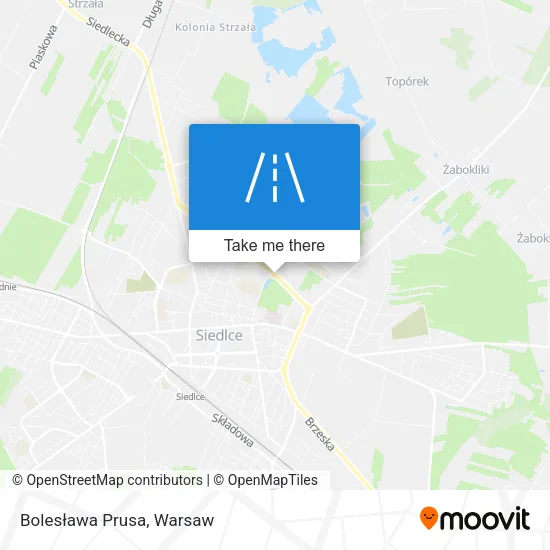 Карта Bolesława Prusa