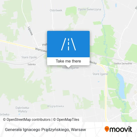 Карта Generała Ignacego Prądzyńskiego