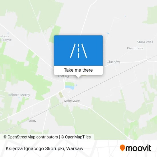 Карта Księdza Ignacego Skorupki
