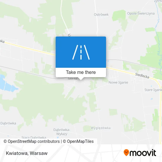Карта Kwiatowa