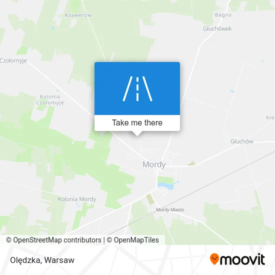 Карта Olędzka