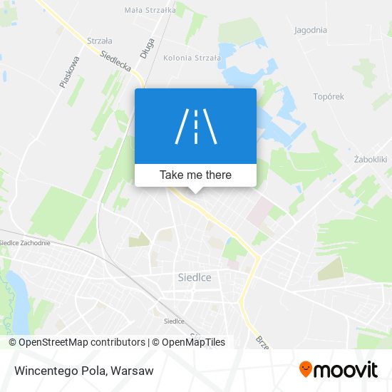 Wincentego Pola map