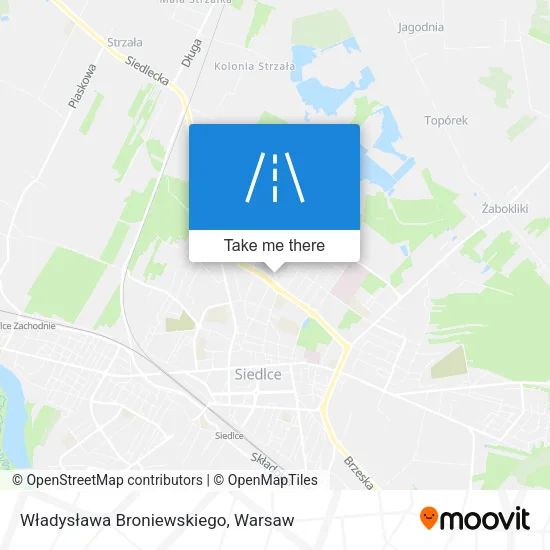 Карта Władysława Broniewskiego