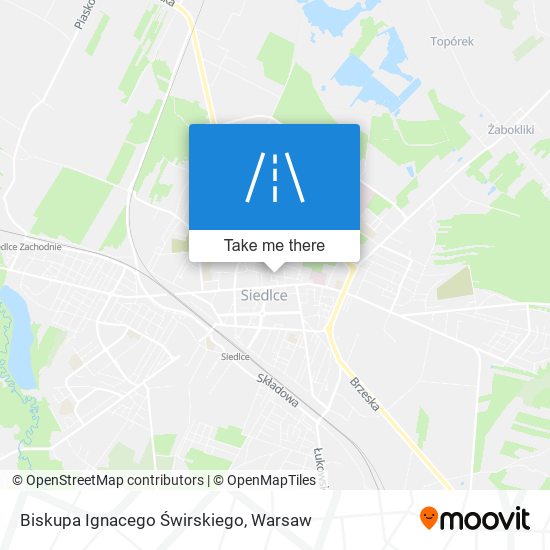 Biskupa Ignacego Świrskiego map