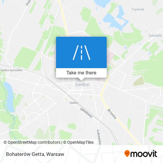 Карта Bohaterów Getta