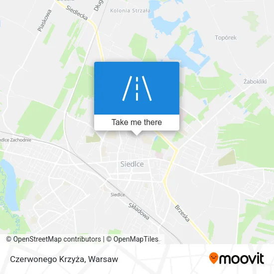 Карта Czerwonego Krzyża