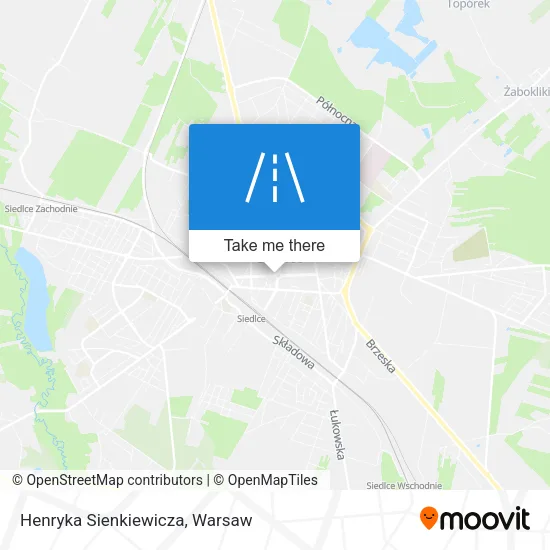Карта Henryka Sienkiewicza
