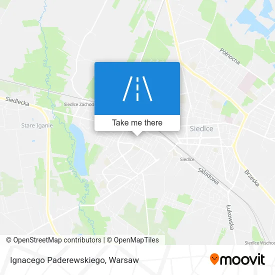 Карта Ignacego Paderewskiego