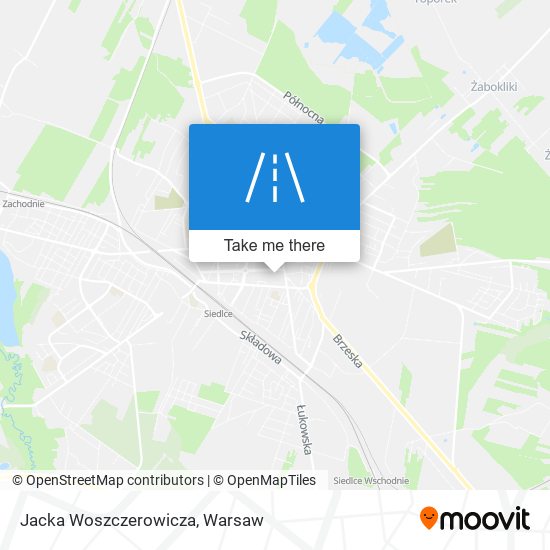 Jacka Woszczerowicza map