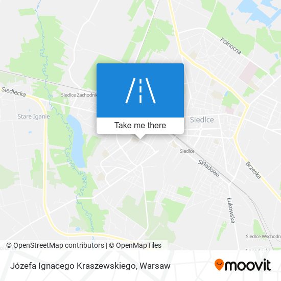 Józefa Ignacego Kraszewskiego map