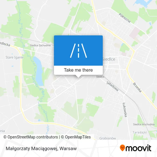 Карта Małgorzaty Maciągowej