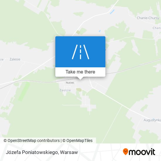 Józefa Poniatowskiego map