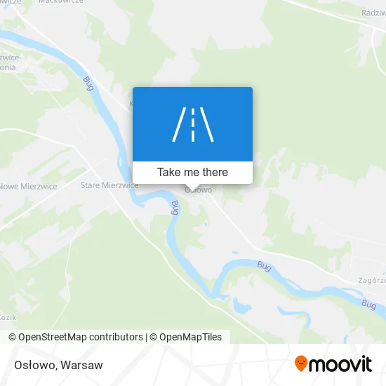 Карта Osłowo