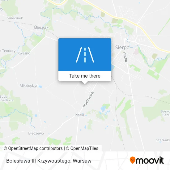 Карта Bolesława III Krzywoustego