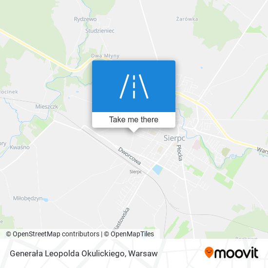 Generała Leopolda Okulickiego map