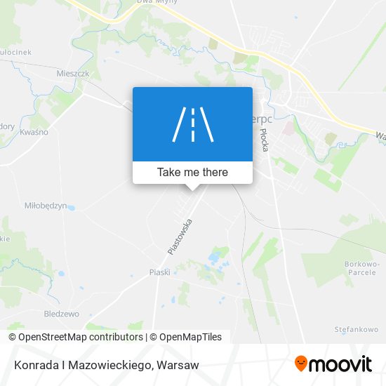 Konrada I Mazowieckiego map