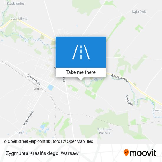 Zygmunta Krasińskiego map