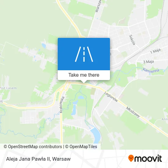 Карта Aleja Jana Pawła II