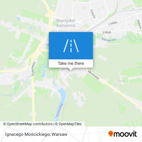 Ignacego Mościckiego map