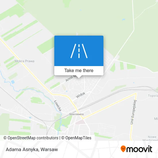 Карта Adama Asnyka