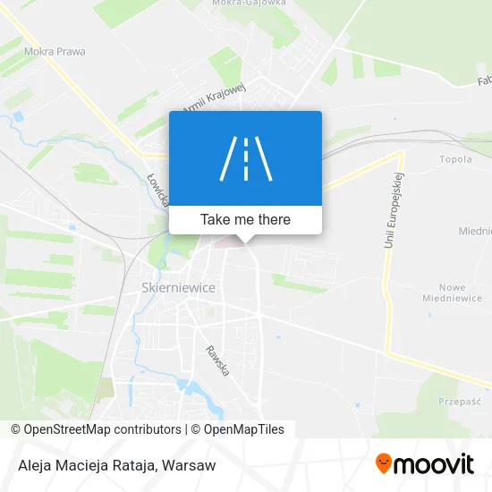 Карта Aleja Macieja Rataja