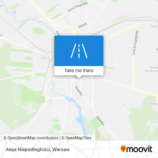Карта Aleja Niepodległości