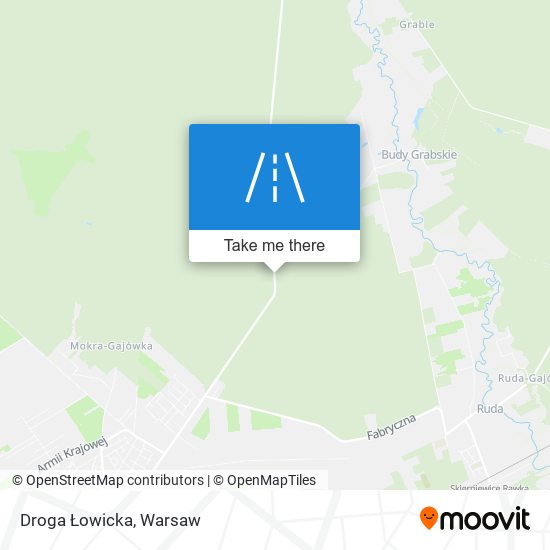 Droga Łowicka map