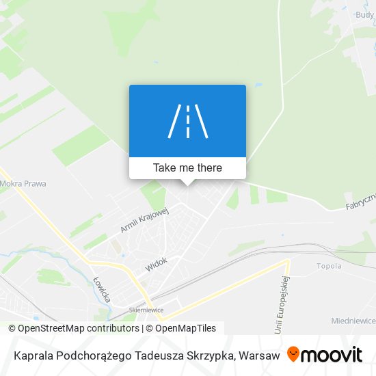 Kaprala Podchorążego Tadeusza Skrzypka map