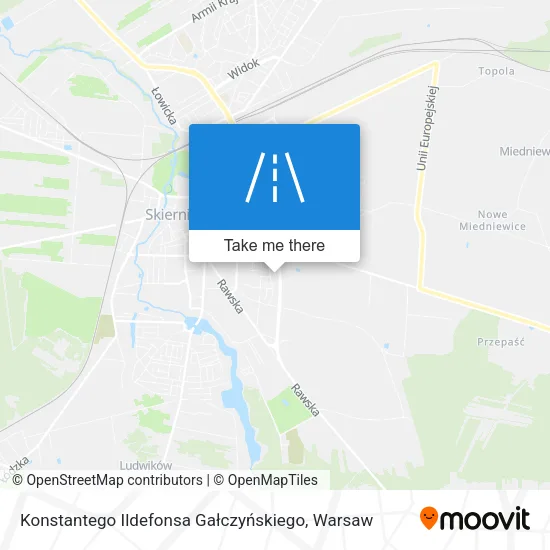 Карта Konstantego Ildefonsa Gałczyńskiego
