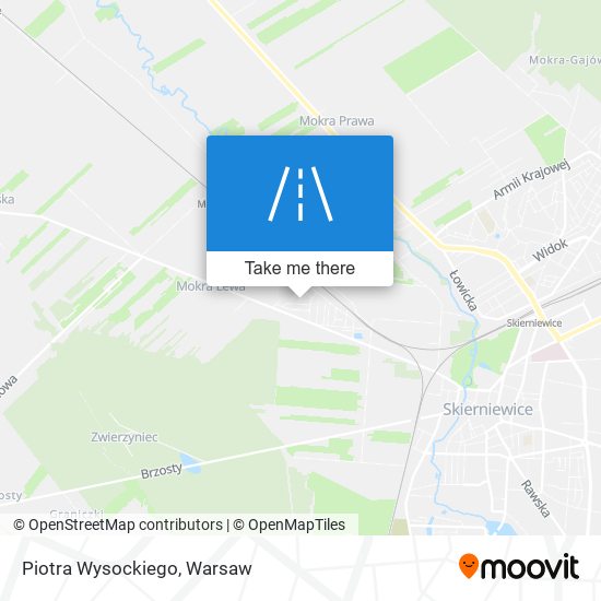 Piotra Wysockiego map