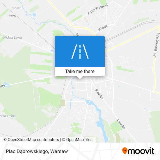 Карта Plac Dąbrowskiego