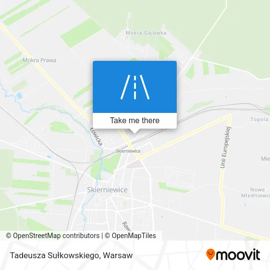 Карта Tadeusza Sułkowskiego