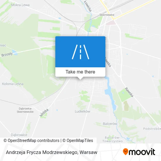 Andrzeja Frycza Modrzewskiego map
