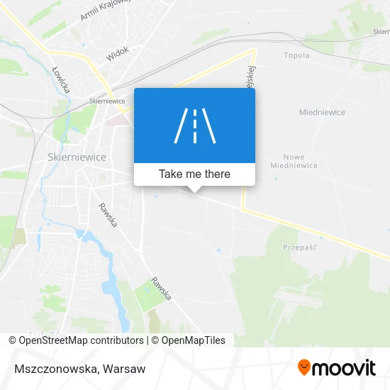 Карта Mszczonowska