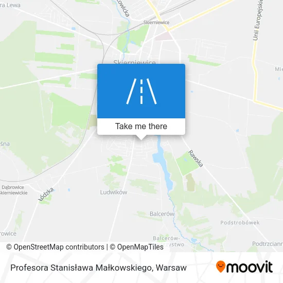 Карта Profesora Stanisława Małkowskiego
