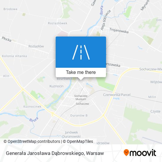 Generała Jarosława Dąbrowskiego map