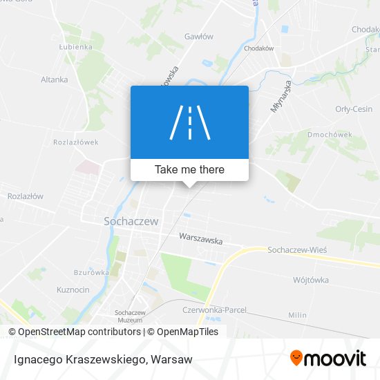 Ignacego Kraszewskiego map