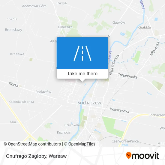 Карта Onufrego Zagłoby