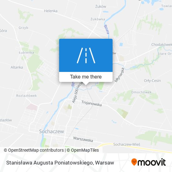 Stanisława Augusta Poniatowskiego map