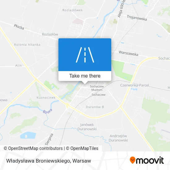 Карта Władysława Broniewskiego