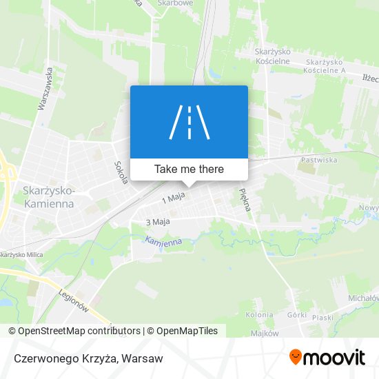 Czerwonego Krzyża map