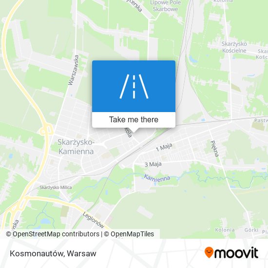 Kosmonautów map