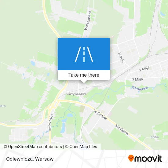 Карта Odlewnicza