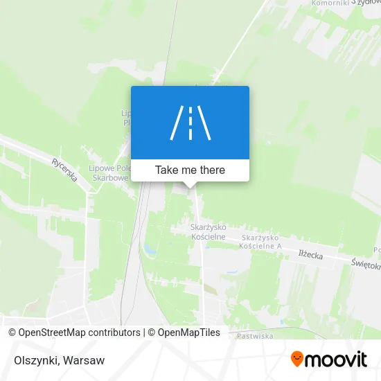 Olszynki map