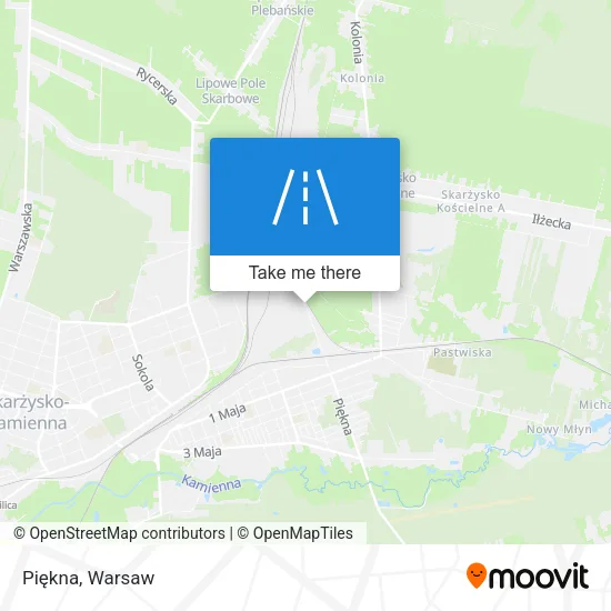 Карта Piękna