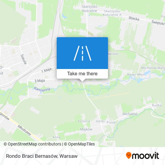 Rondo Braci Bernasów map